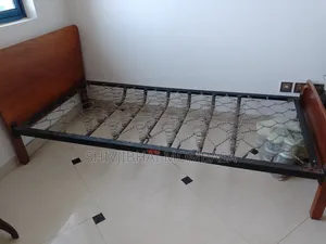 Vono Metal Spring Bed With Mattress for Sle