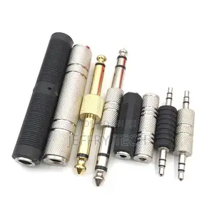6.5mm 6.35mm 3.5mm Audio Stereo Jack Male Female Connector Converter