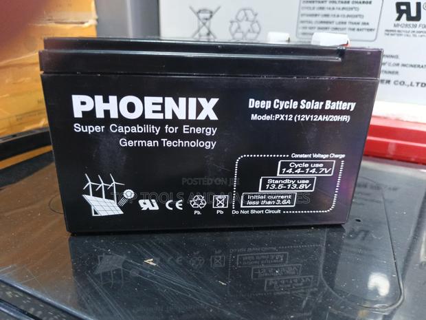 Phoenix 12v 12ah Deep Cycle Solar Battery(German Type) - main view