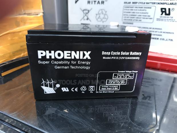 Phoenix 12v 12ah Deep Cycle Solar Battery(German Type) - thumbnail 2