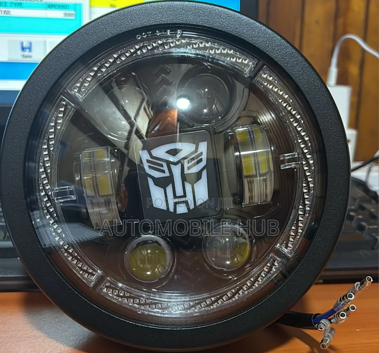 Transformer Style Led Projector Headlight Halo DRL