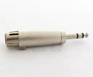 XLR 3 Pin Female Jack to 1/4" 6.35mm Stereo Male Audio Adapter Connect