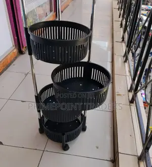Round Foldable Rack 5 Layers – Space-Saving Storage Organizer