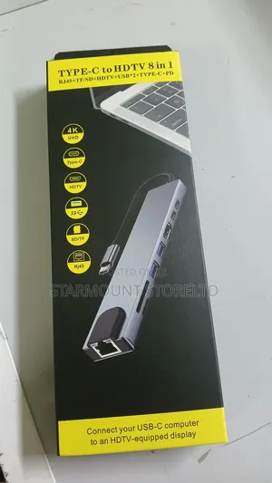 Type - C to HDTV 8 in 1