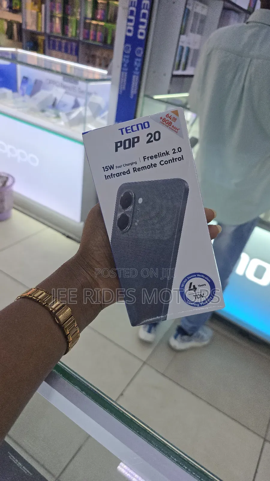 New Tecno Pop 10C 64 GB Gray