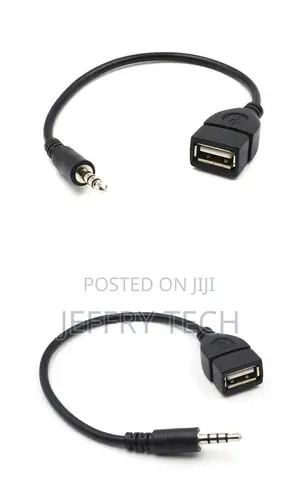 3.5mm Male Audio Aux Jack to Usb 2.0 Type a Female Otg Converter Ad