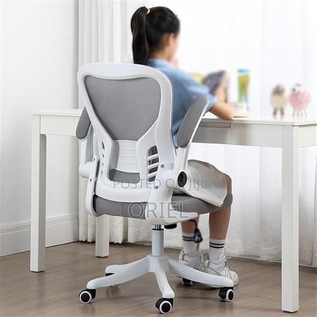 Office Chair : Gray Mesh Office Chair - thumbnail 5