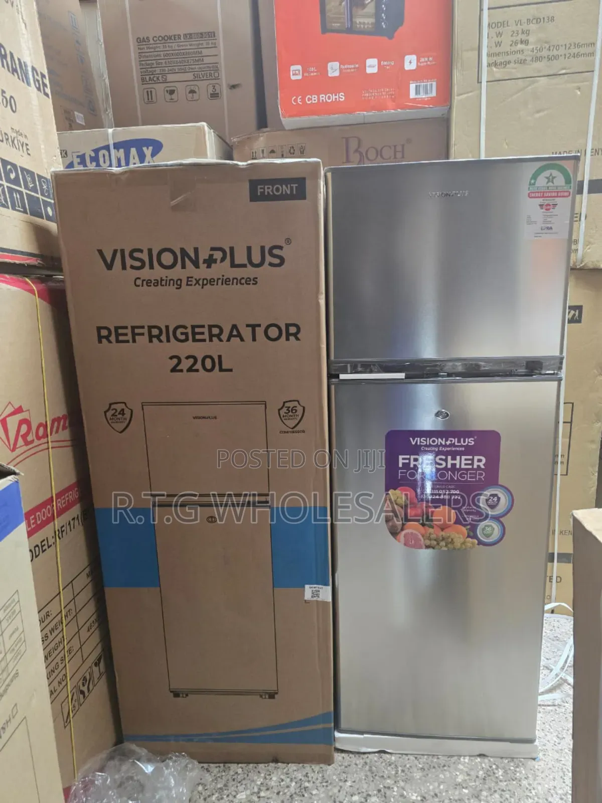 Vision 138 Litres Double Door Refrigerator