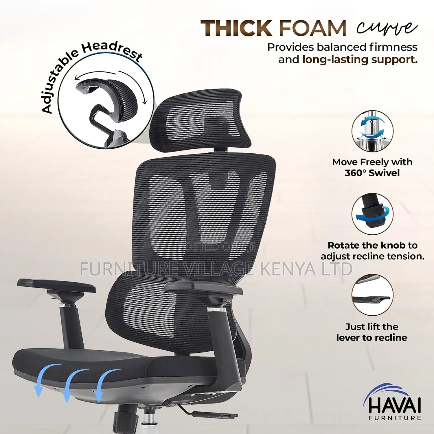 Orthopedic Office Chairs With Lumbar Support