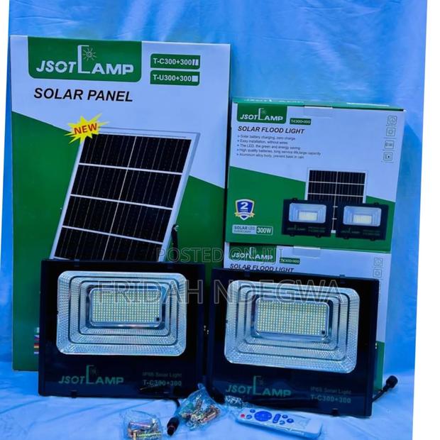 2in 1 Solar Floodlight 300+300wats