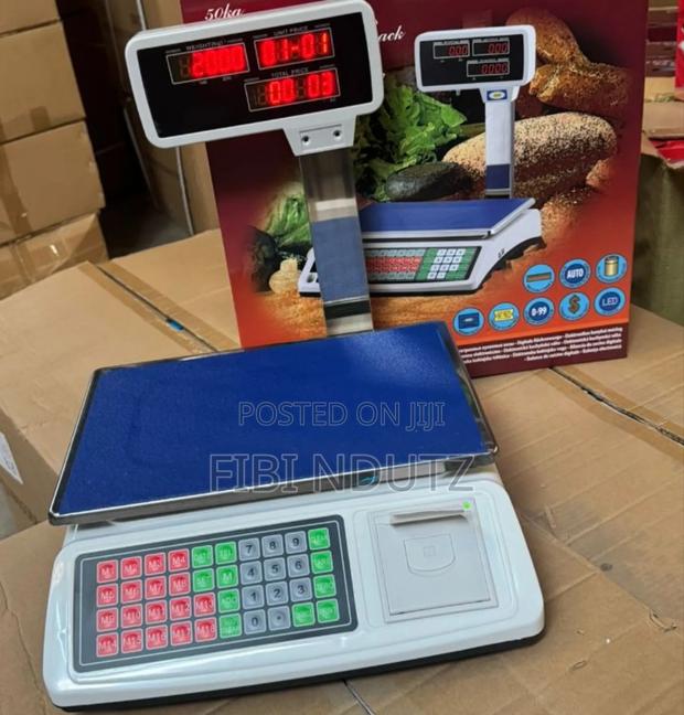 50 Kg Electric Weighing Scale With Receipt Printer - main view