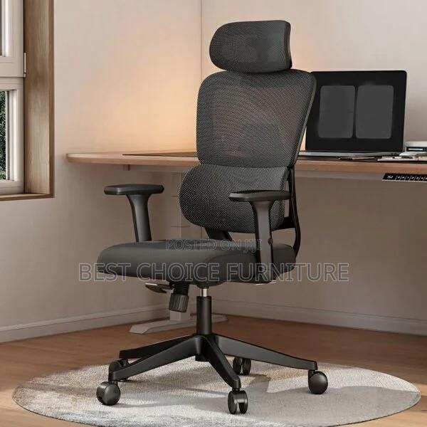 Office Chairs; Executive Mesh Chair With Lumbar Support - main view