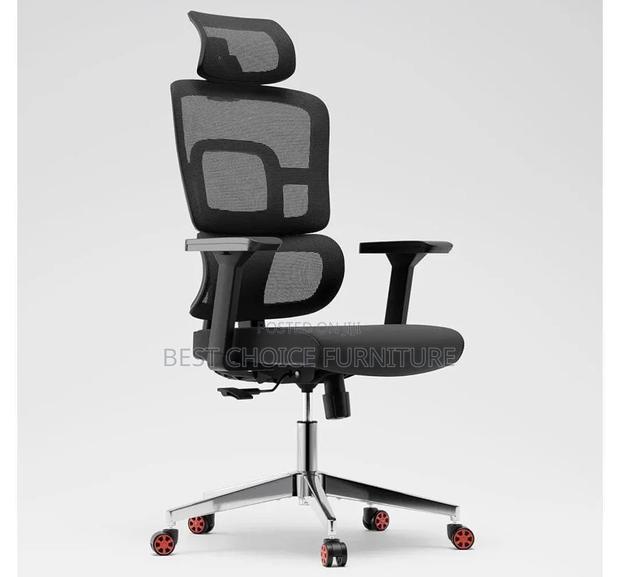 Office Chairs; Executive Mesh Chair With Lumbar Support - thumbnail 2