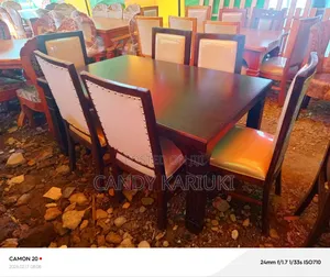 Comfortable High Quality 6 Seater Wooden Dining Set