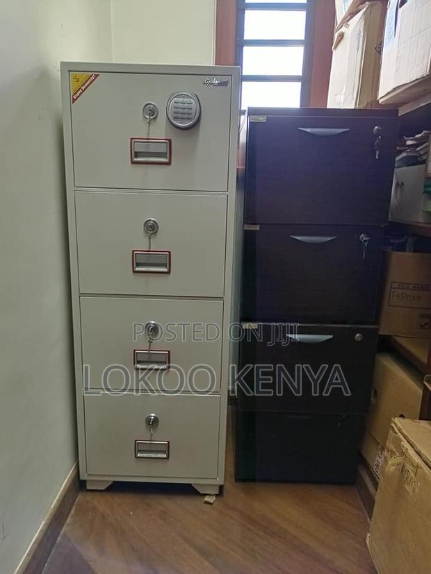 Office Cabinet; Lockable 4 Drawer Fireproof Office Cabinet - thumbnail 2