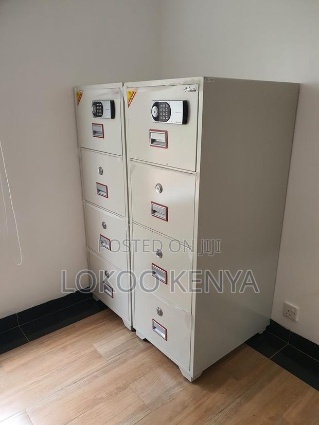 Office Cabinet; Lockable 4 Drawer Fireproof Office Cabinet - thumbnail 4