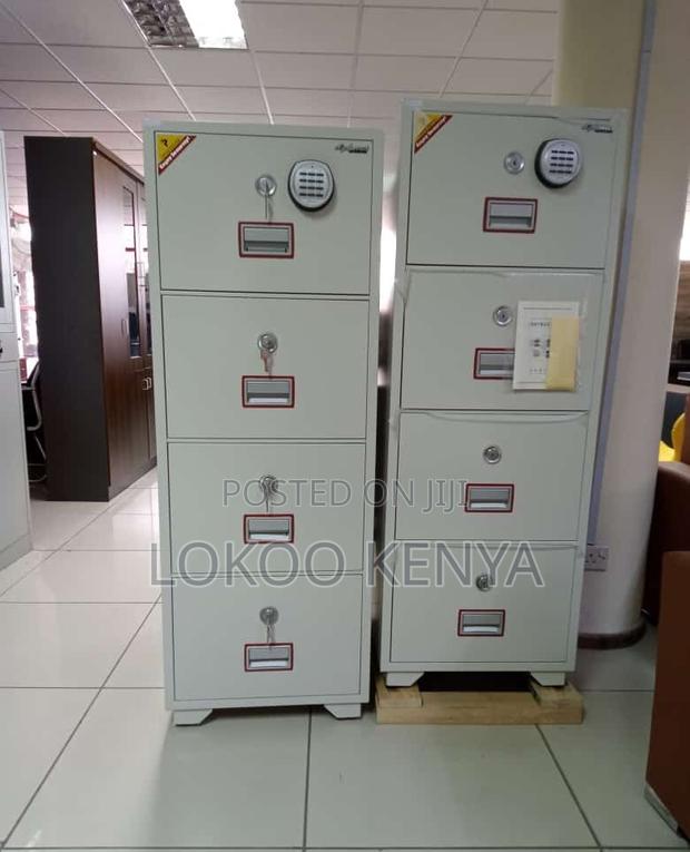 Office Cabinet; Lockable 4 Drawer Fireproof Office Cabinet - thumbnail 7