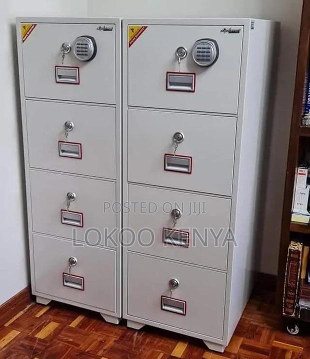 Office Cabinet; Lockable 4 Drawer Fireproof Office Cabinet - thumbnail 8