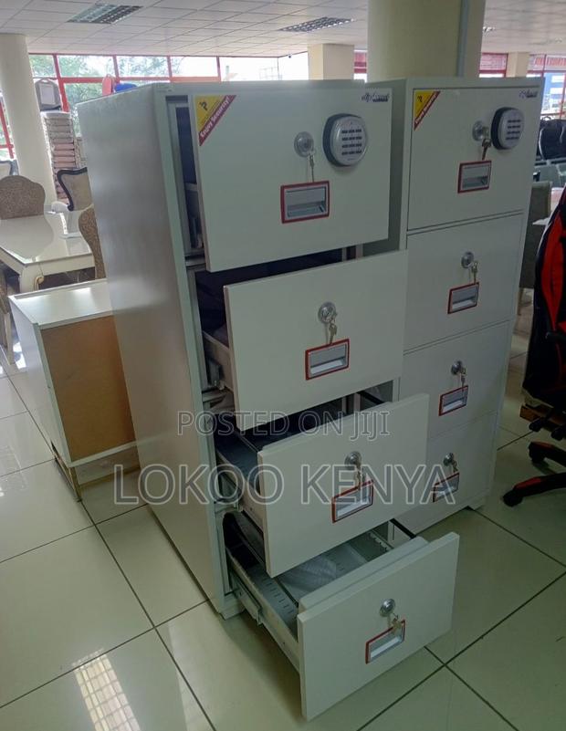 Office Cabinet; Lockable 4 Drawer Fireproof Office Cabinet - thumbnail 11