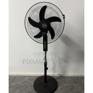 Black 16-Inch Electromate Standing Fan – Powerful Airflow - thumbnail 2