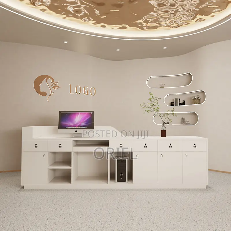 Modern Reception Desk : Led Reception Office Desk
