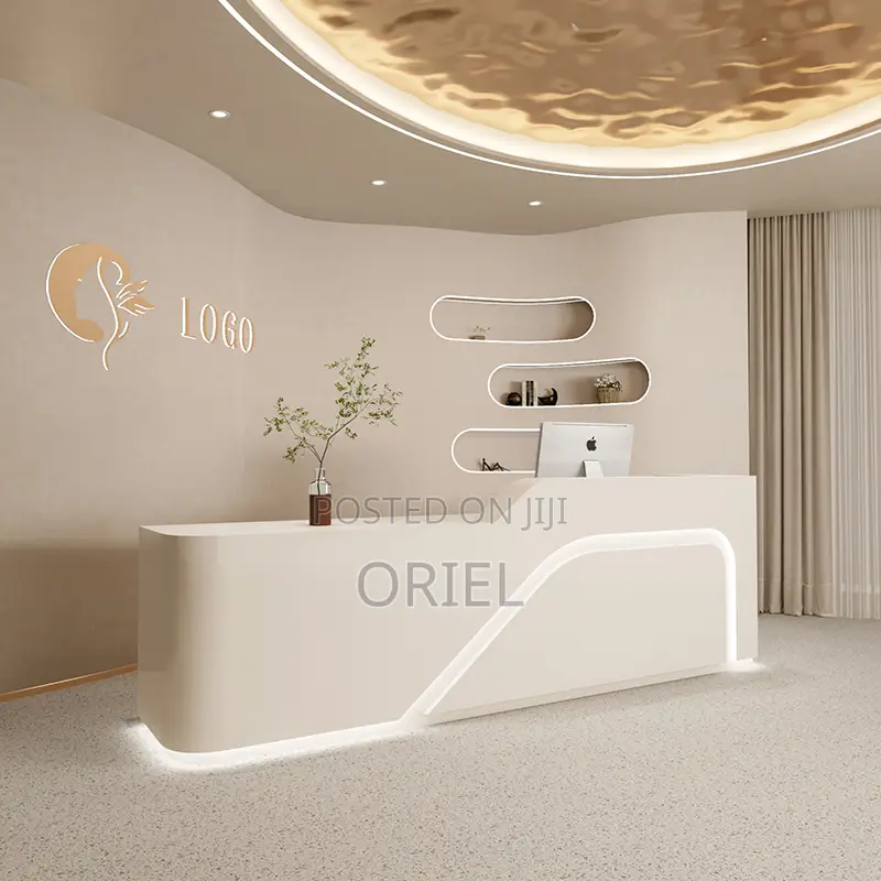 Modern Reception Desk : Led Reception Office Desk