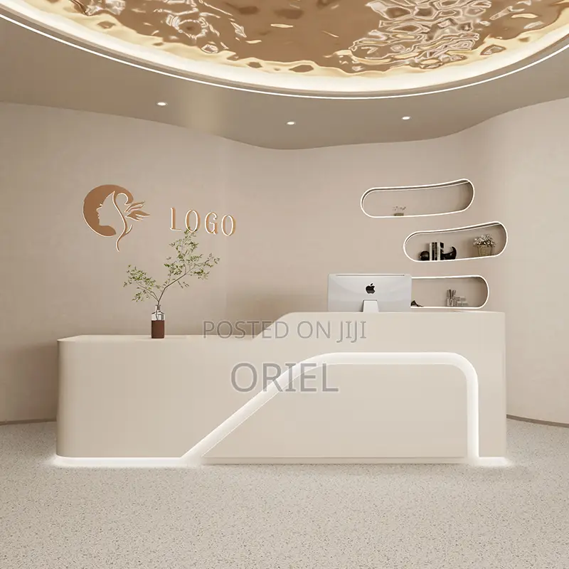 Modern Reception Desk : Led Reception Office Desk