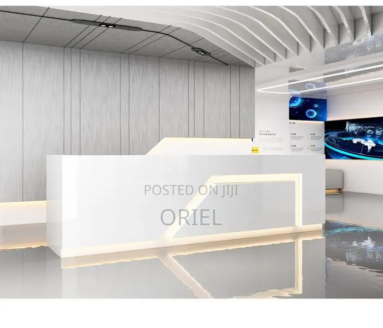 Modern Reception Desk : Led Reception Office Desk