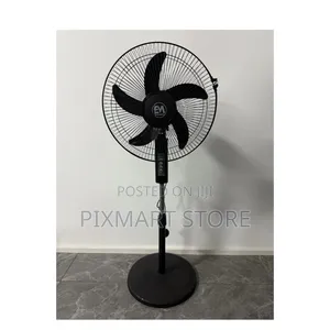 Electromate 16′′ Black Standing Fan – Quiet, Stable Cooling for Homes