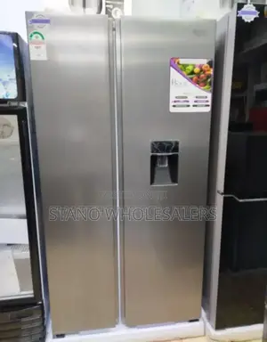 Colour Grey New Roch 439litres Side by Side Refrigerator