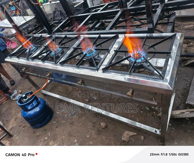 Optimized Four Burners Gas Cooker - main view