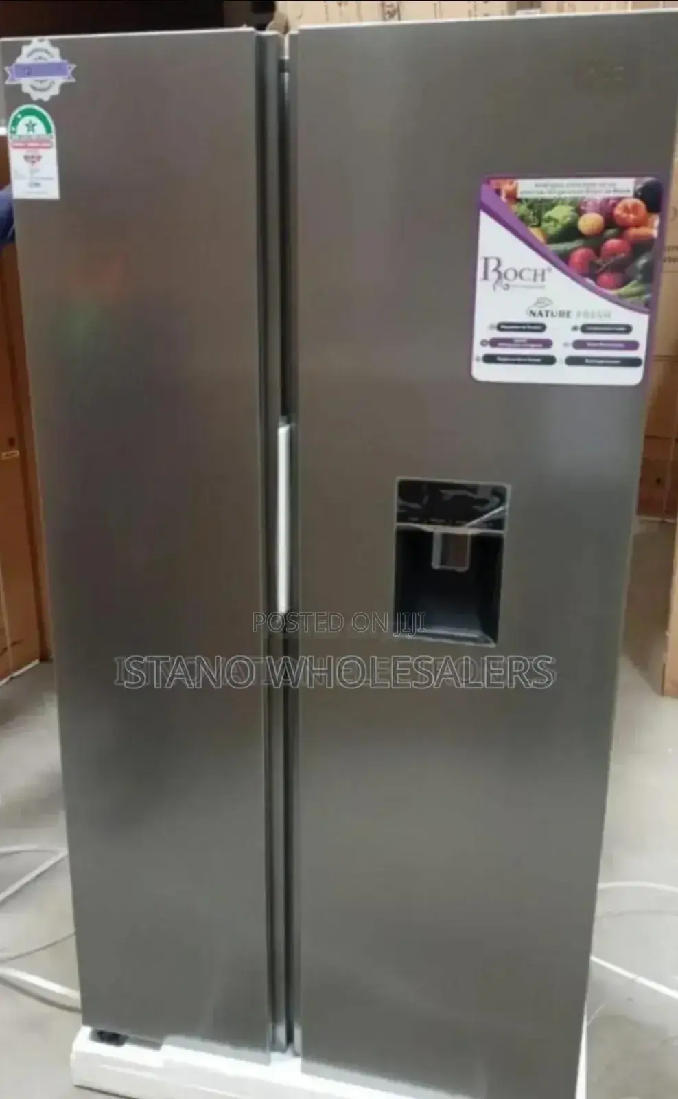 New Arrivals. Roch Side by Side 439litres Arfr-540sbw-B Refrigerator