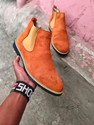 Brown Hig Cut Suede Chelsea Boots ,Chelsea Boots 40-45