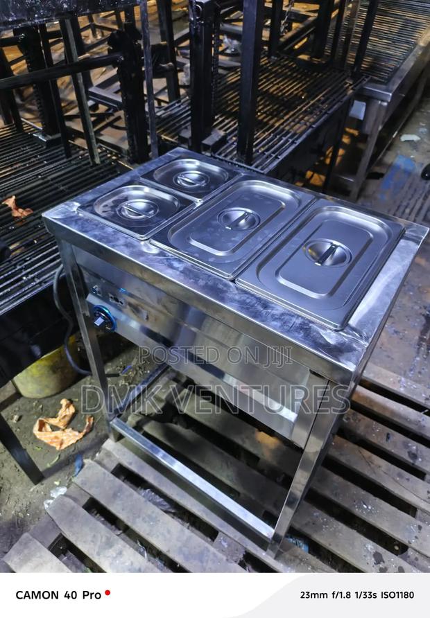 Optimized Small Scale Bain Marie/ Food Warmer - main view