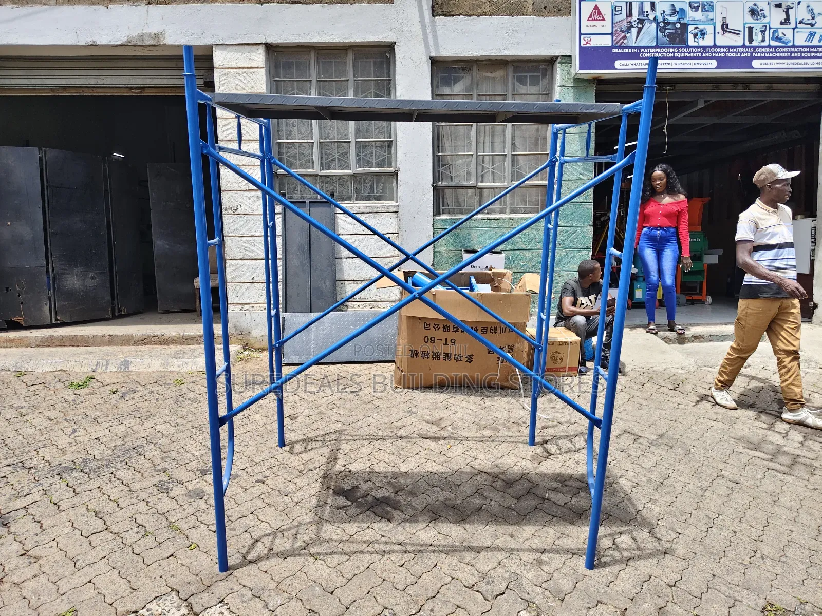 Steel H-frame Scaffolding Ladder