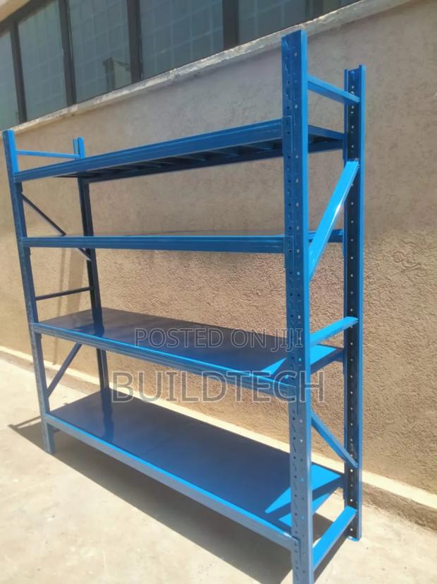Blue Light Duty Industrial Shelves 2m X 2m X 0.6m