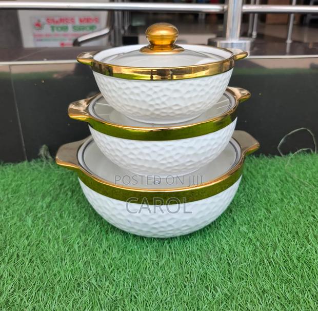 3 PCS Ceramic Bowls Available