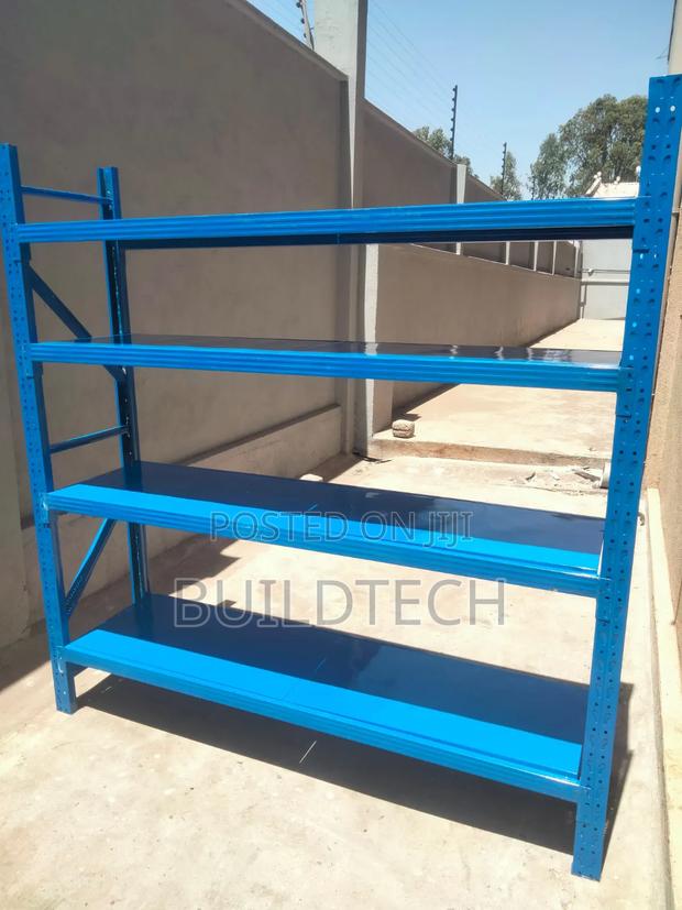 2m Height Blue Warehouse Storage Shelving - main view