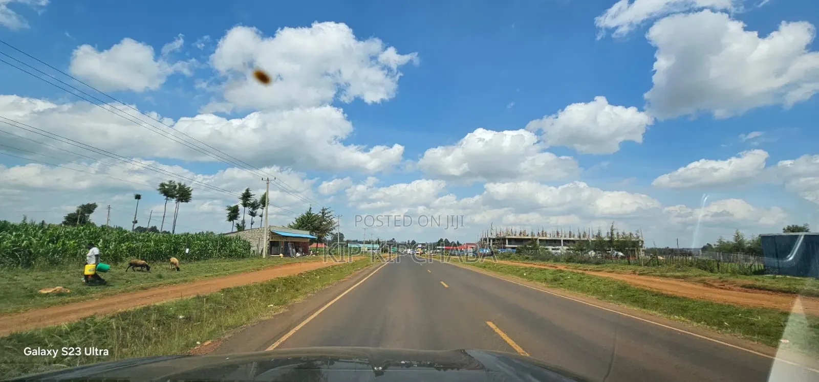 Prime 1 Acre for Sale Eldoret Touching Highway