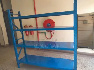 Blue Steel Shelving Unit 2m Height
