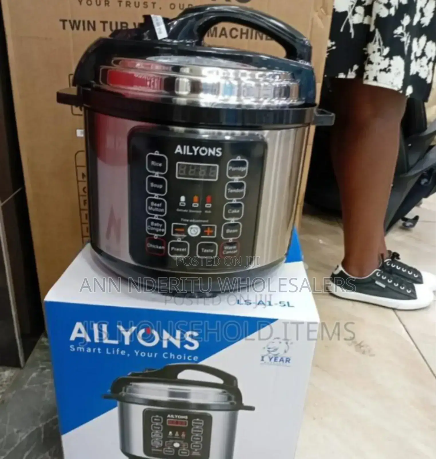 Electric Brand New Ailyons Pressure Cookers. 5l