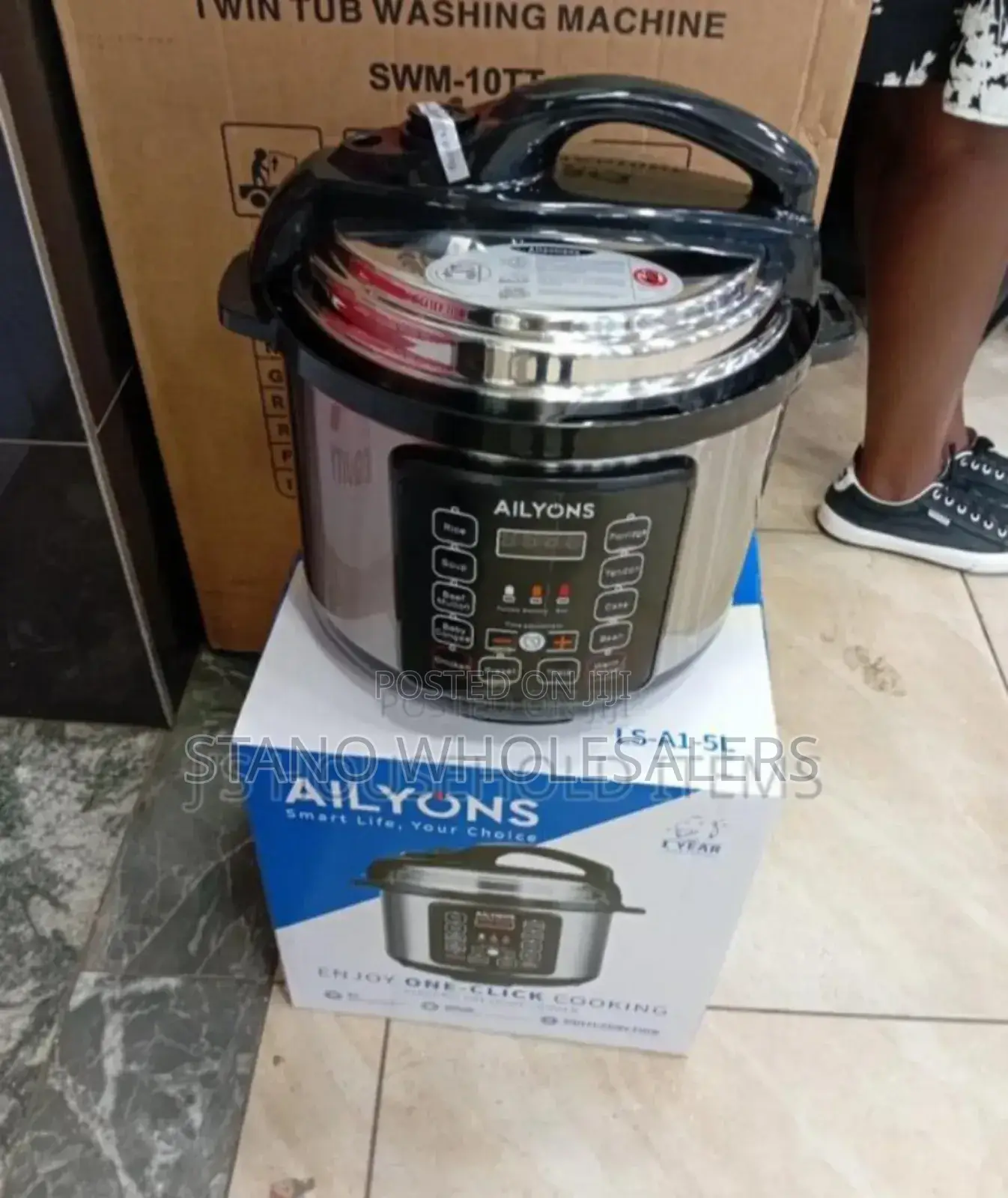 Restocked Durable New 5litres Ailyons Pressure Cooker