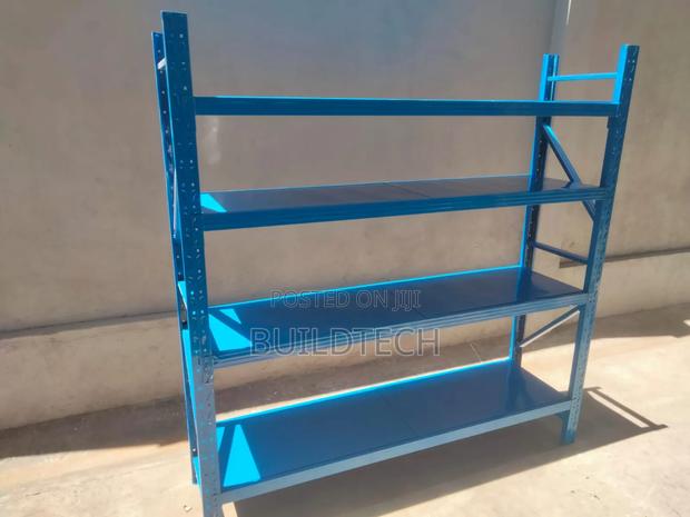 2m High Blue Light Duty Storage Shelving - main view