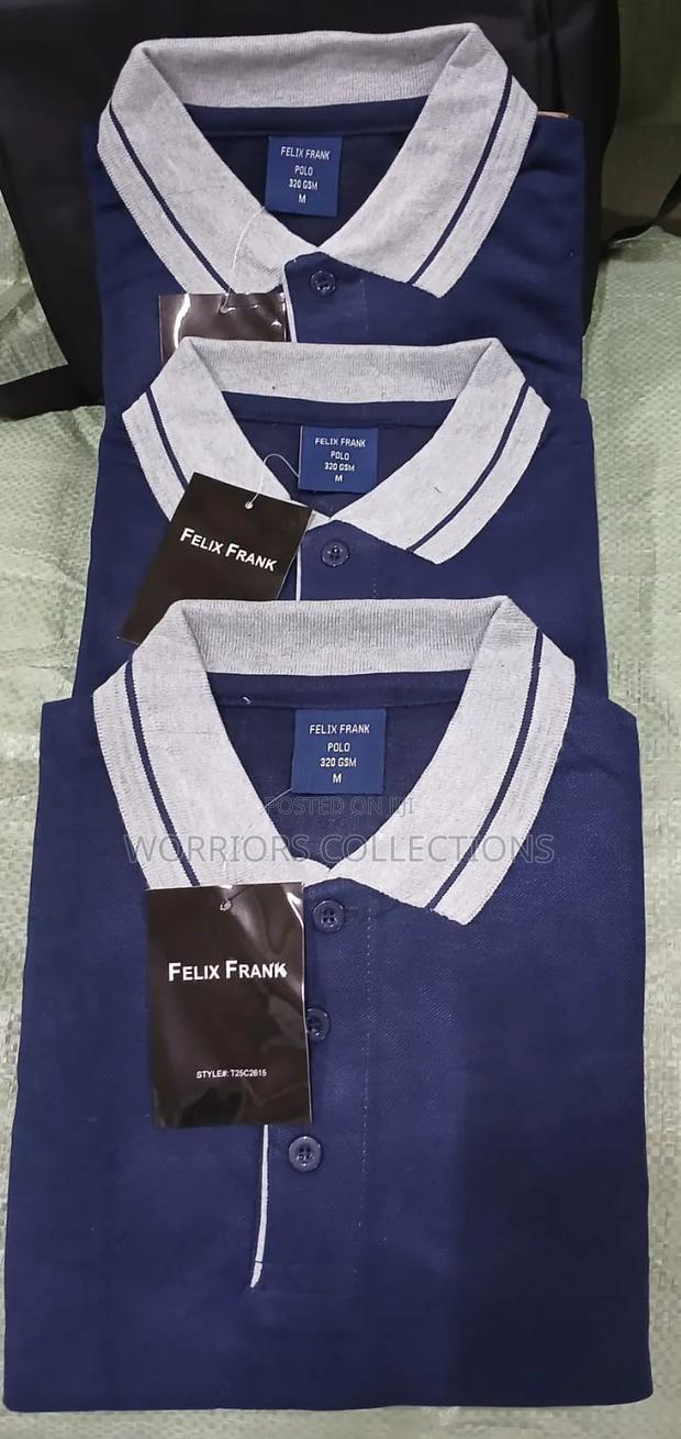 Dark Blue and Light Blue Polo T-Shirts Available - thumbnail 3