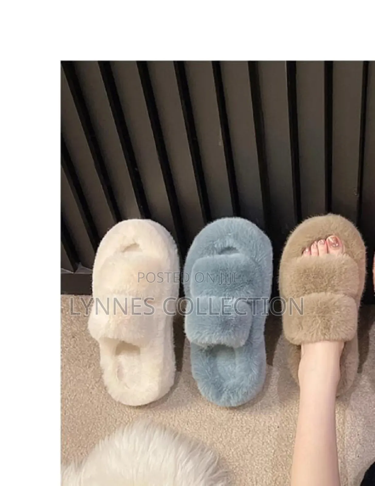 Multicolour Fluffy Platforms ,Fluffy Sizes,36-43