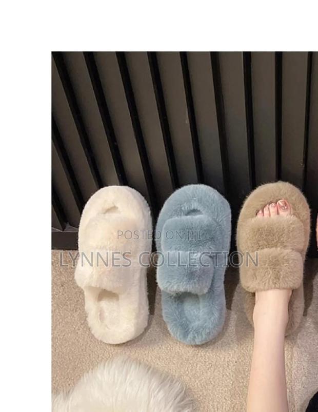 Multicolour Fluffy Platforms ,Fluffy Sizes,36-43 - thumbnail 3