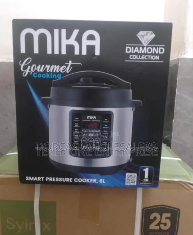 Stocked Electric 6l Mika Pressure Cooker - main view