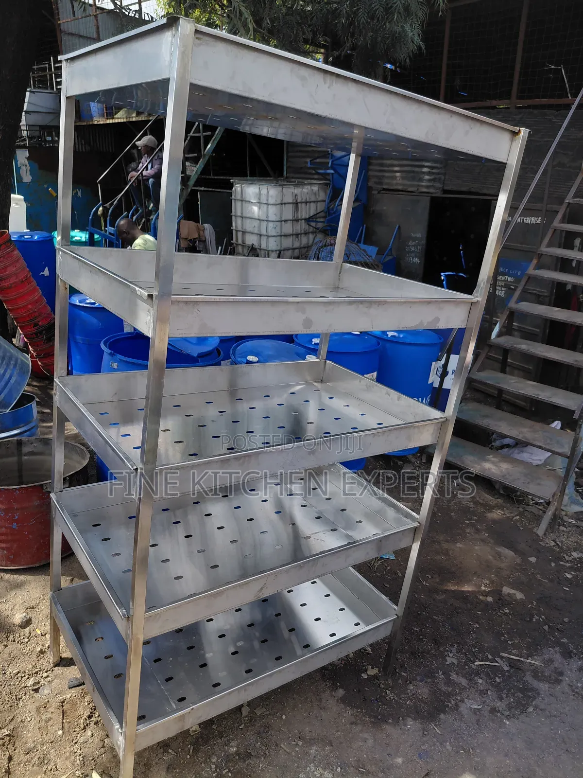 Perforated Kitchen Shelve.