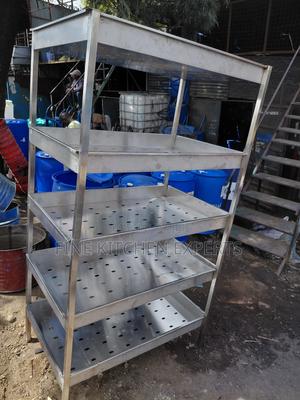 Perforated Kitchen Shelve.