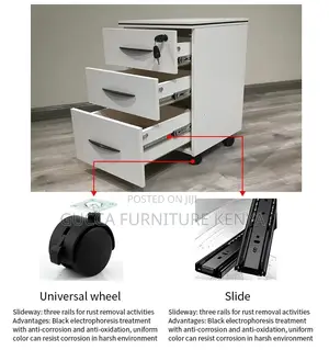 3-drawer Pedestal Mobile Filling Cabinet